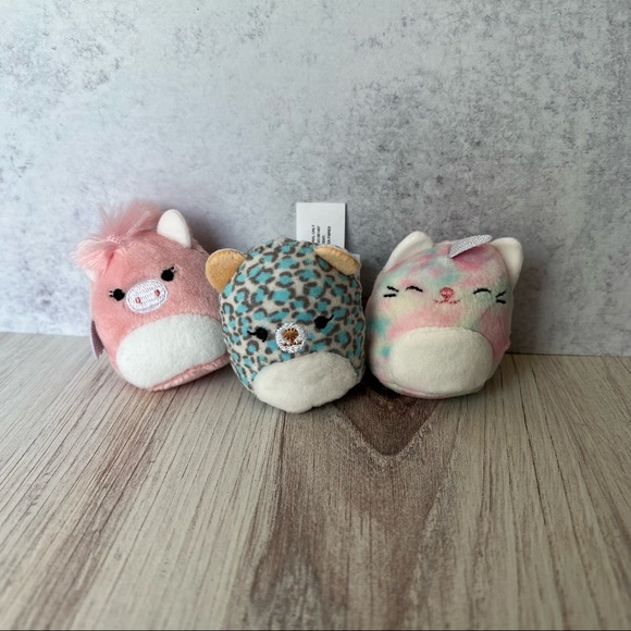 Blind Bag Squishville Mini Squishmallows! Unicorn Cat, Blue Leopard, Pegasus! - Picture 4 of 8